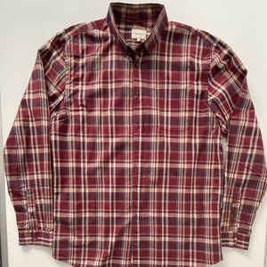 FRANK & OAK - Plaid Oxford Button Down - XL